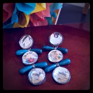 Vintage Sterling Signed DL Ridge earrings